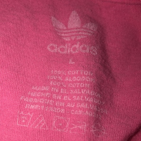 PINK ADIDAS CROP TOP - Picture 4 of 4